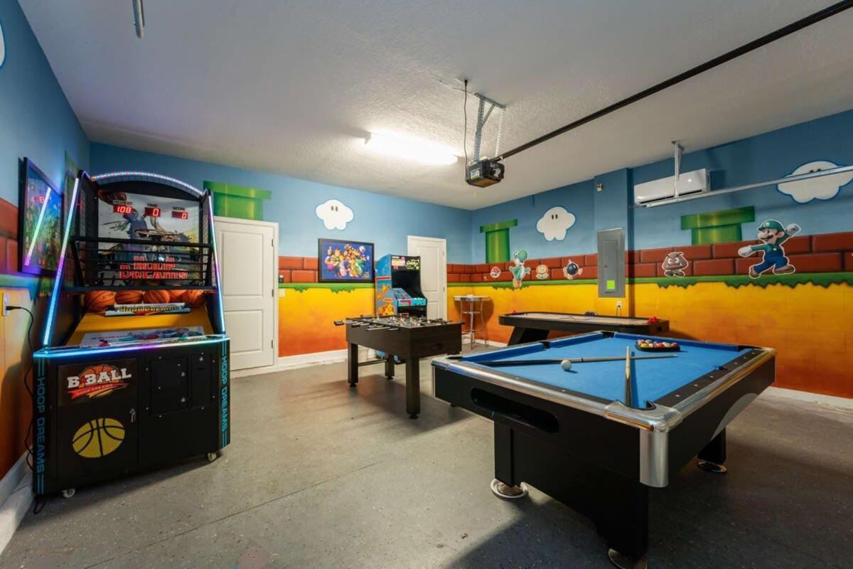 Charming 9Br Villa W Theme & Game Rooms By Disney Kissimmee Exterior photo